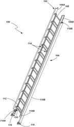 Extension ladder, ladder components and related methods