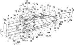 Locking unit with two-part middle piece