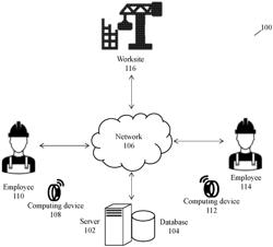 Time and attendance system suitable for large or mobile work forces