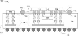 PACKAGE WITH UNDERFILL CONTAINMENT BARRIER