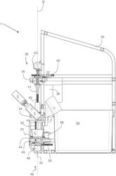 Frozen dessert dispensing machine and cartridge