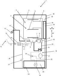 Cleaning device and method for operating a cleaning device