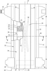 Absorbent article with a channel-forming area and a masking layer