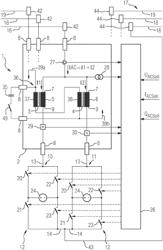 Magnetically controllable inductor coil in a series circuit