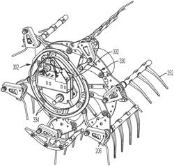 HARVESTER REEL HAVING SELF-ADJUSTING TINE BARS