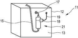 DEVICE FOR STEAM GENERATION AND WATER-BEARING DOMESTIC APPLIANCE WITH SUCH A DEVICE