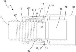 Connection device, method for manufacturing a connection device, screw sleeve