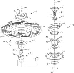 Clamping device and hand-held power tool