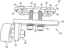 Winged stopper for overhead rail system