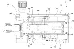 Pump having opposing magnets between a rotor and stator, and related assemblies, systems, and methods