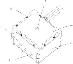 Box type cooling structure for controller