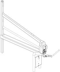 Space divider of a milking parlor