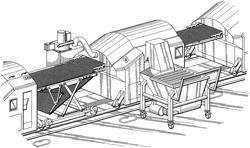 WET COLLECTION OF COATING EXHAUST FROM FOOD-PRODUCT COATING APPARATUS