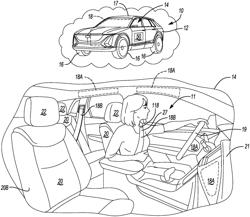 VEHICLE WITH OCCUPANT TRAJECTORY-BASED AIRBAG SUPPRESSION