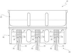 SEALING DEVICE FOR A PACKAGING MACHINE, PACKAGING MACHINE HAVING A SEALING DEVICE AND METHOD OF OPERATING A SEALING DEVICE