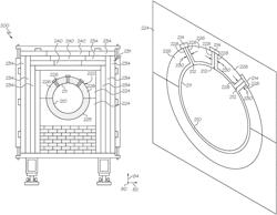 Glass forming apparatuses comprising modular glass fining systems