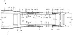 Downhole apparatus with a valve arrangement