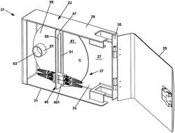 Fiber optic enclosure with internal cable spool