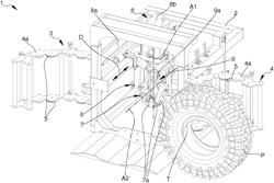 MACHINE FOR THE INSERTION/REMOVAL OF TOROIDS INTO/FROM WHEELS OF SPECIAL VEHICLES