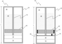 Well tool device and method of forming a permanent well barrier, configured to generate a forced flow of molten mass