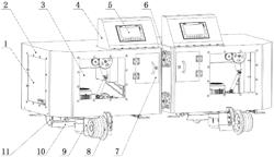 ROAD-RAIL DUAL PURPOSE QUICK DISASSEMBLY AND ASSEMBLY TYPE RAIL GRINDING MAINTENANCE ROBOT