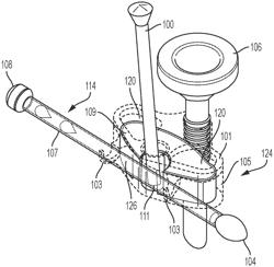 Scope cleaning device configured to be removably connected to a surgical tool