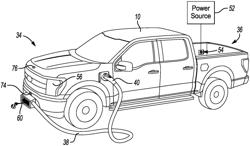 Electrified vehicle winch and winch operating method