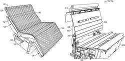 Seat system with adaptively adjustable seating surfaces