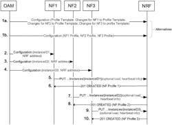 Optimization of network function profile administration and registration