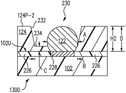 Stackable via package and method