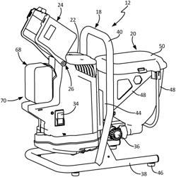 FLUID SPRAYER WITH BATTERY POWER