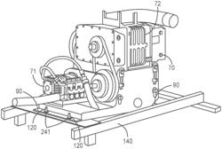 VEHICLE WITH CARPET CLEANING EQUIPMENT