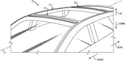 VEHICLE WITH SELECTIVELY DEPLOYABLE ROOF RAILS