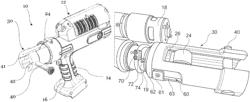 Pressing tool with safety element