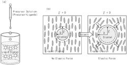 Method of producing perovskite nanocrystalline particle using fluid mold