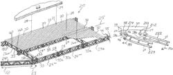 Erected platform and method of erecting thereof