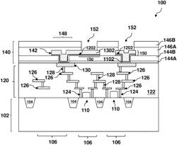 Redistribution layer metallic structure and method