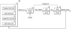 Random pulse generator and memory