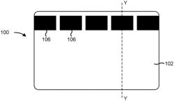 TRANSACTION CARD WITH MAGNETIC STRIPE SEGMENTS