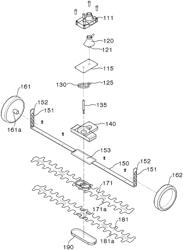 Finger-bar-type mower with center drive