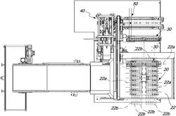 Apparatus for the manufacture and unloading of preforms for the manufacture of plastic containers