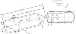 Trailer rear camera sensing mechanisms and methods