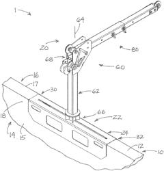 Lifting apparatus mountable on a wall