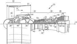 Geared turbine engine with relatively lightweight propulsor module