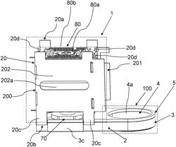 Actuator for an optical device, particularly for tuning the optical power of a liquid lens