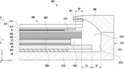 Foldable electronic device including display protection structure