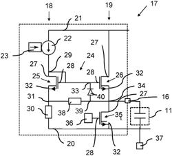 Circuit arrangement for a gate drive with a feedback resistor