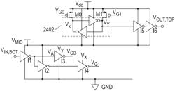 Level-conversion circuits for signaling across voltage domains