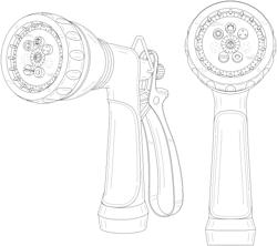 Fire hose nozzle