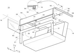 VEHICLE-MOUNTED RETRACTABLE DISPLAY DEVICE